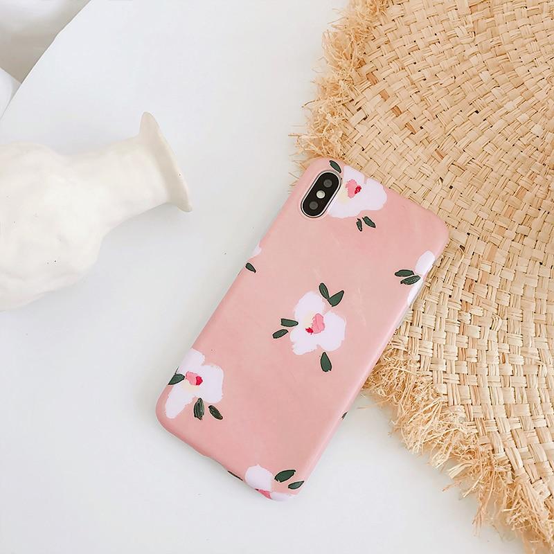 Pink Floral iPhone Case