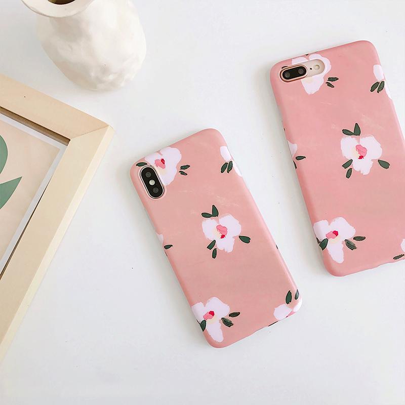 Pink Floral iPhone Case