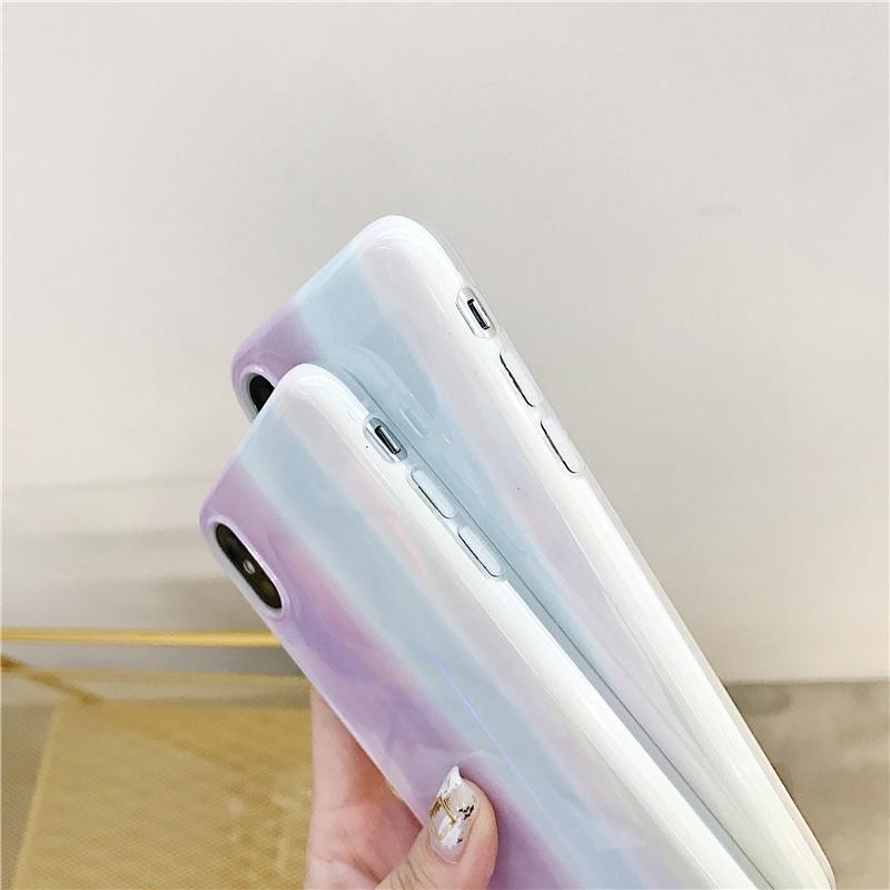 Aurora Holo Marble iPhone Case