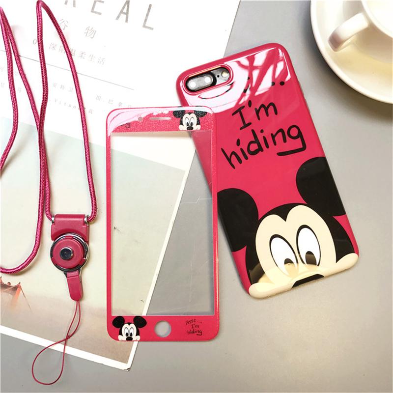 360 Full Cover Cartoon iPhone Case