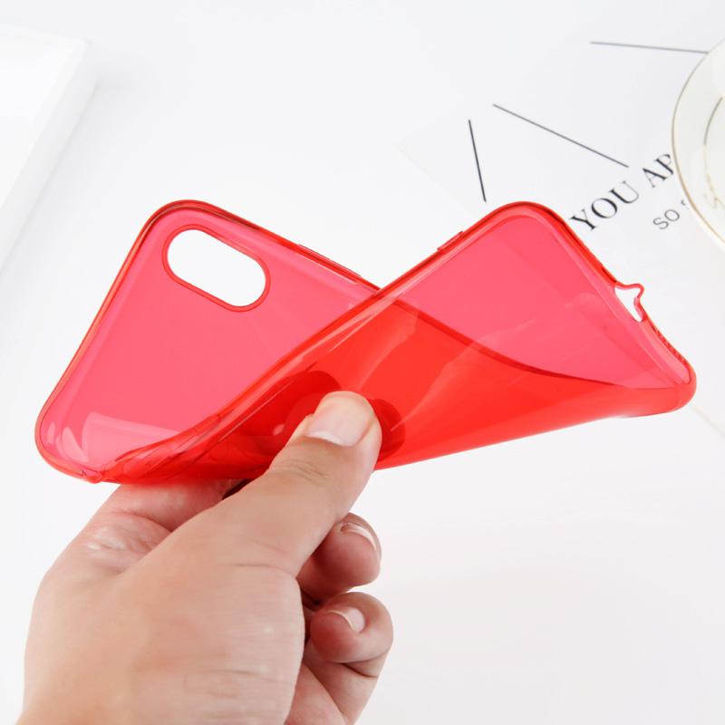 Colorful Transparent Silicone iPhone Case