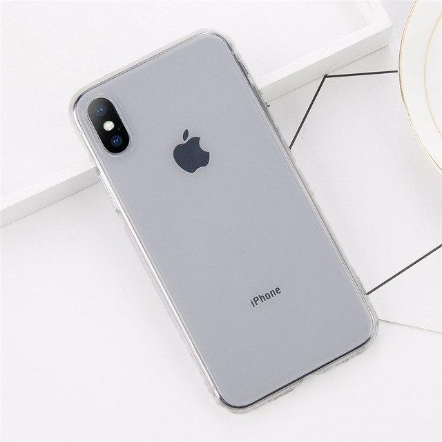 Colorful Transparent Silicone iPhone Case