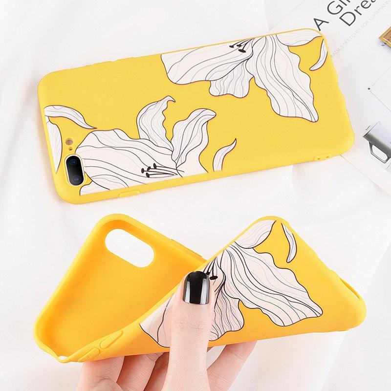 White Petals Soft Matte iPhone Case