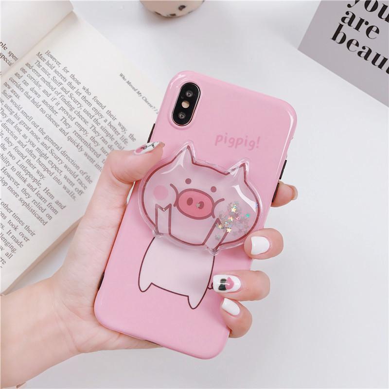 Squishy Pig Glossy iPhone Case