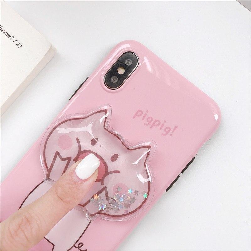 Squishy Pig Glossy iPhone Case