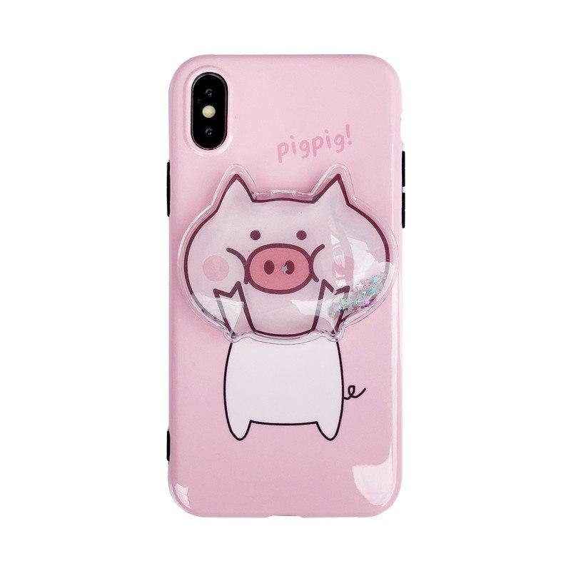 Squishy Pig Glossy iPhone Case