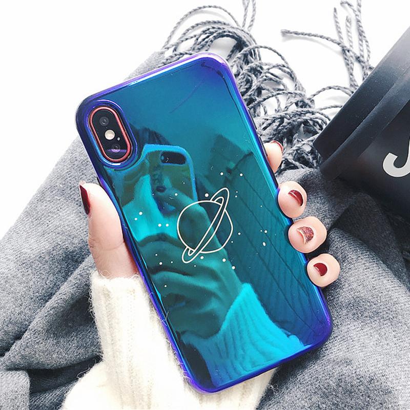 Blue Space iPhone Case