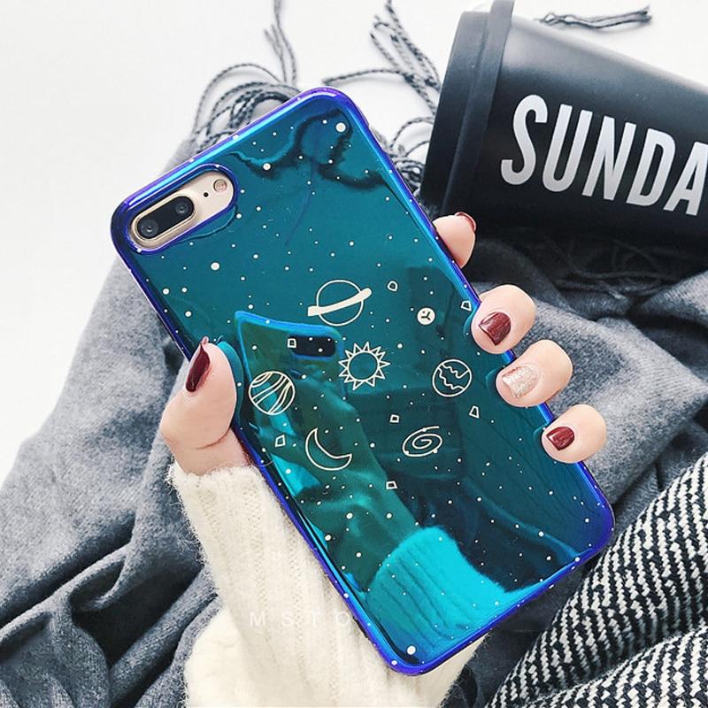 Blue Space iPhone Case