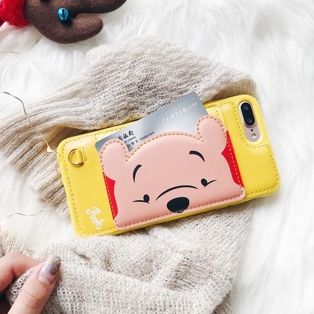 Cartoon Characters Pocket iPhone Case