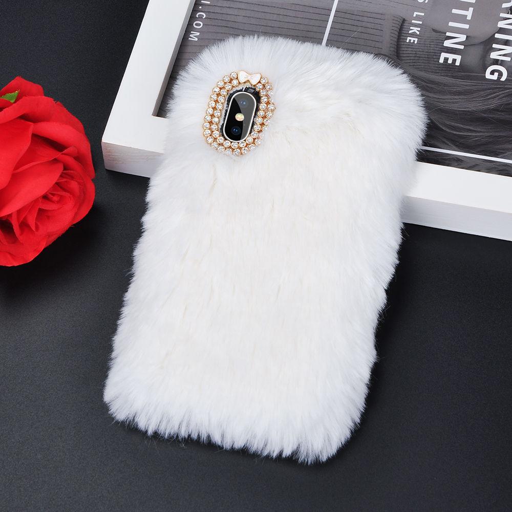 Colorful Faux Fur iPhone Case