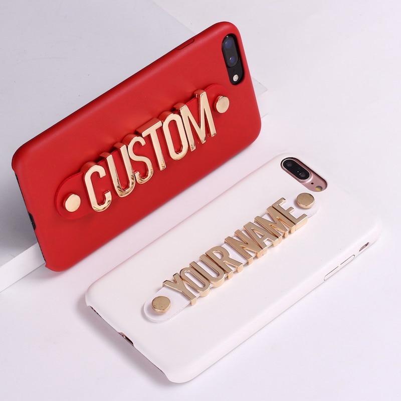 Custom Leather iPhone Case