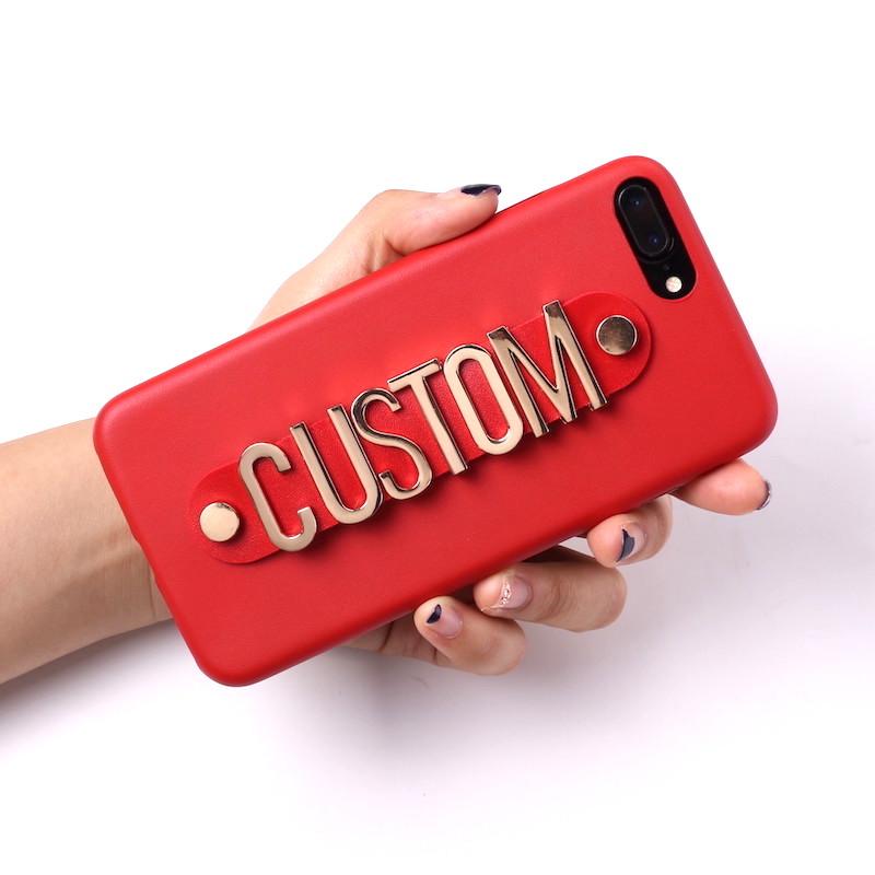 Custom Leather iPhone Case