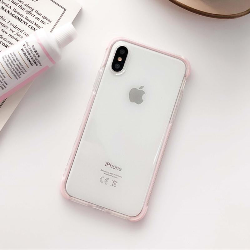 Glitter Anti-Knock Transparent iPhone Case