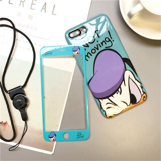 360 Full Cover Cartoon iPhone Case