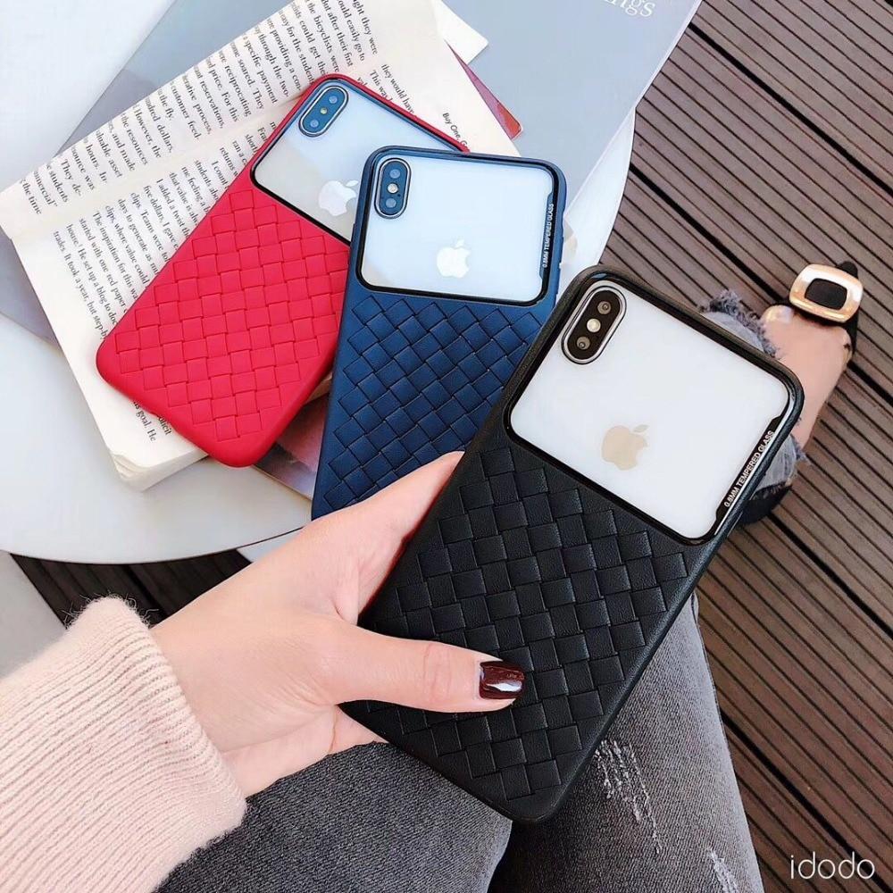 Grid Pattern Weave iPhone Case