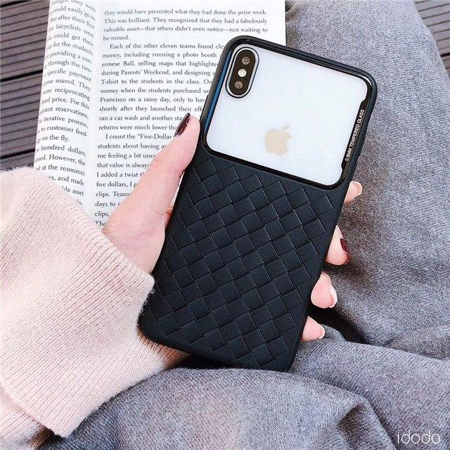 Grid Pattern Weave iPhone Case