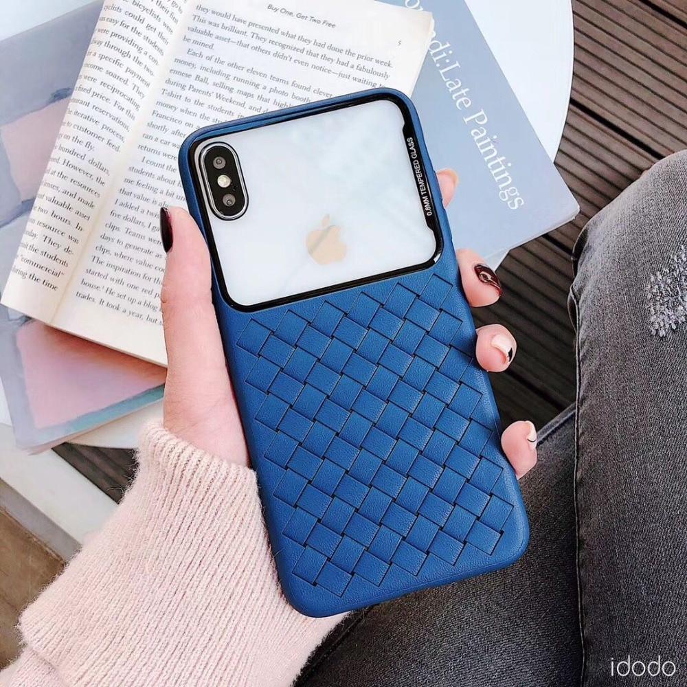 Grid Pattern Weave iPhone Case