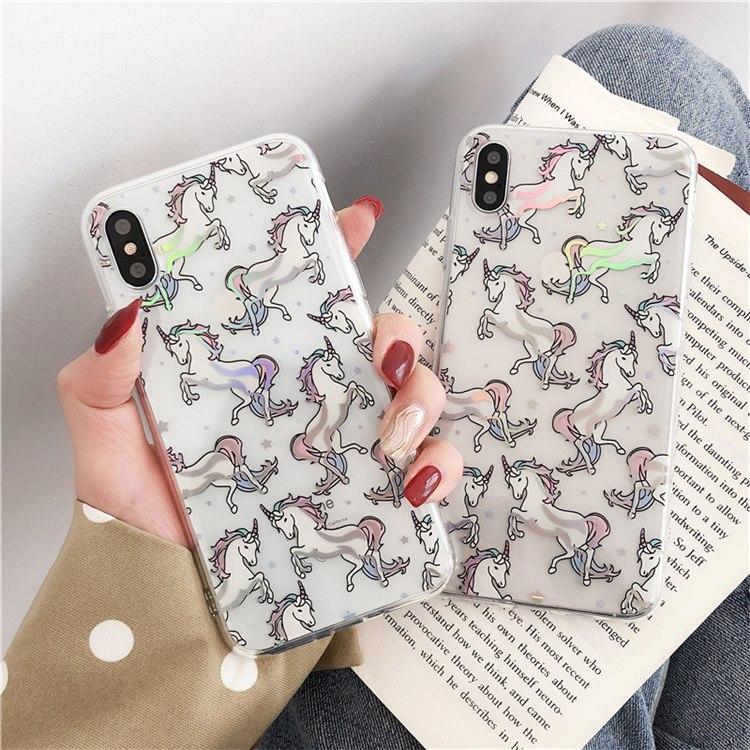 Laser Unicorn iPhone Case