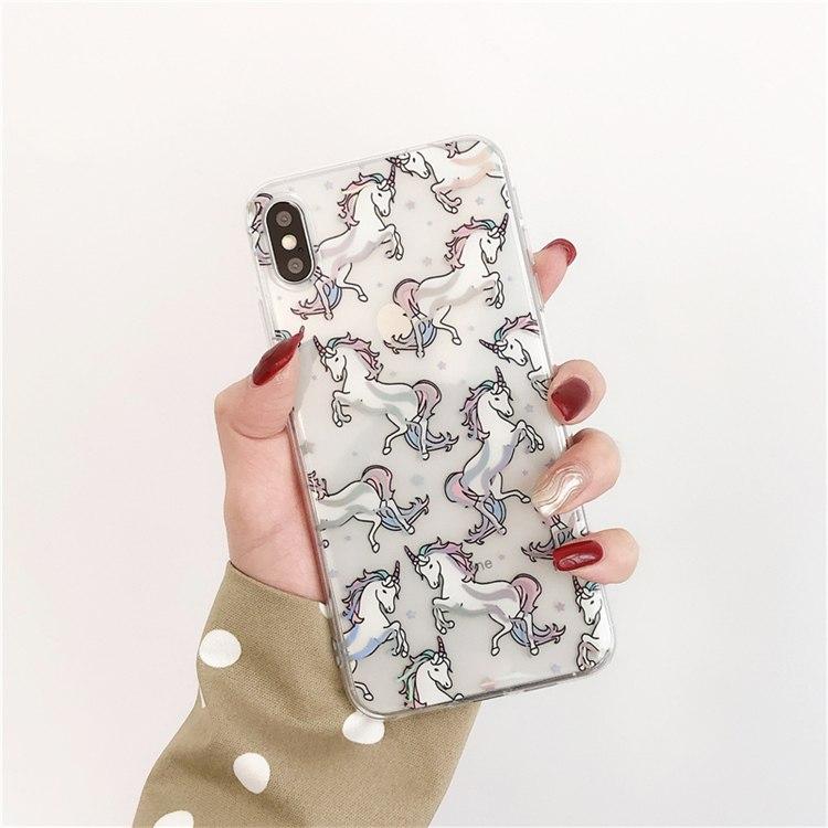 Laser Unicorn iPhone Case