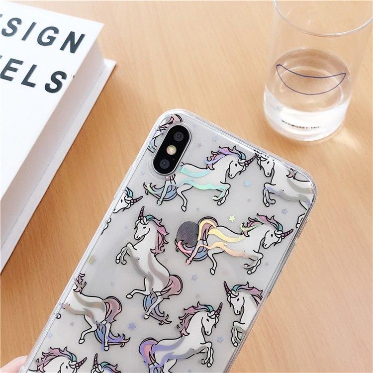 Laser Unicorn iPhone Case