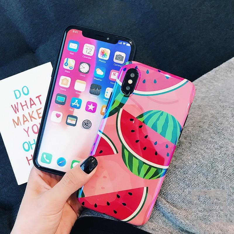 Glossy Summer Fruits iPhone Case