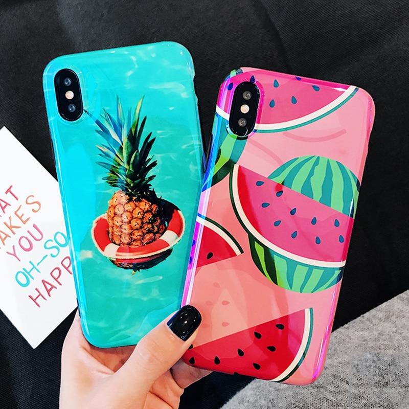 Glossy Summer Fruits iPhone Case