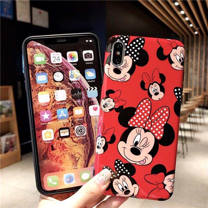 Mickey & Minnie Glossy iPhone Case