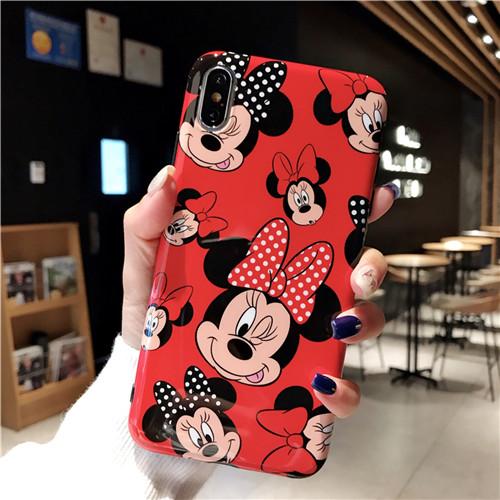 Mickey & Minnie Glossy iPhone Case
