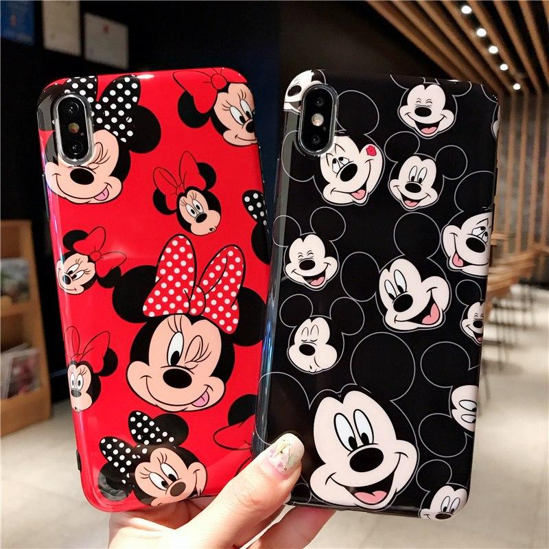 Mickey & Minnie Glossy iPhone Case