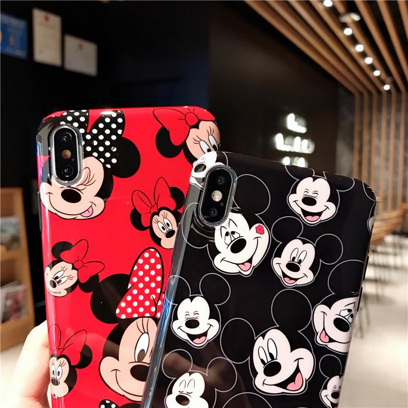 Mickey & Minnie Glossy iPhone Case