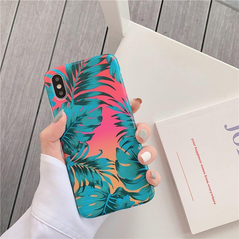 Tropical Leaves iPhone Case