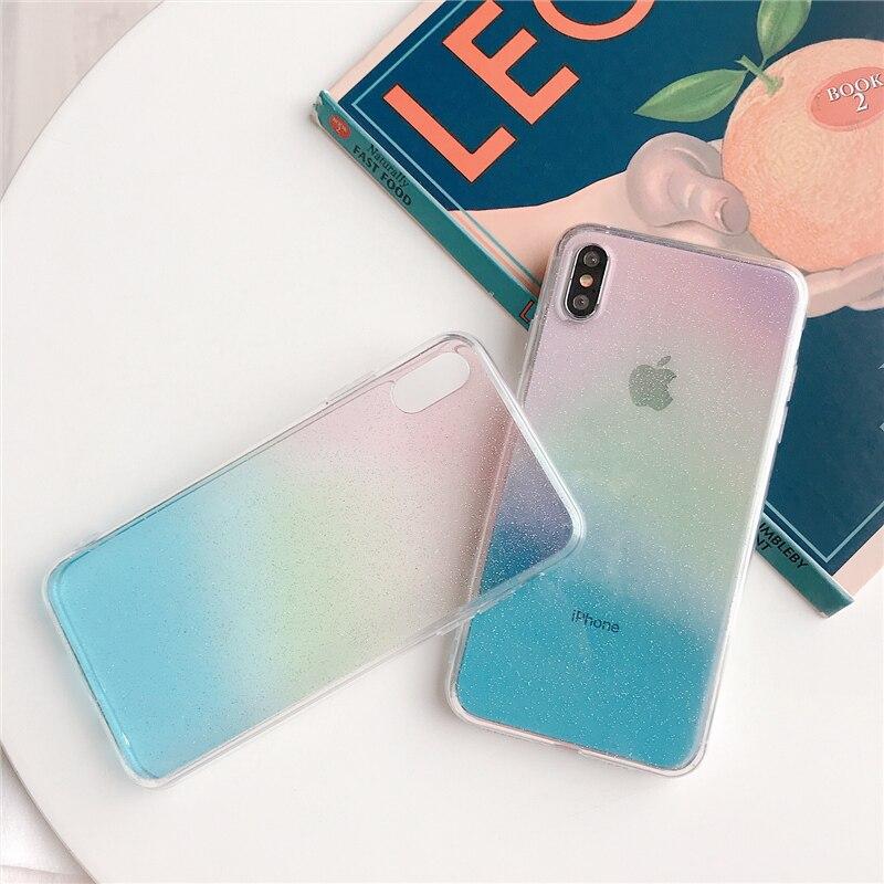 Rainbow Transparent iPhone Case