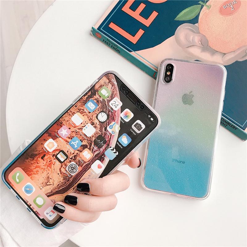 Rainbow Transparent iPhone Case