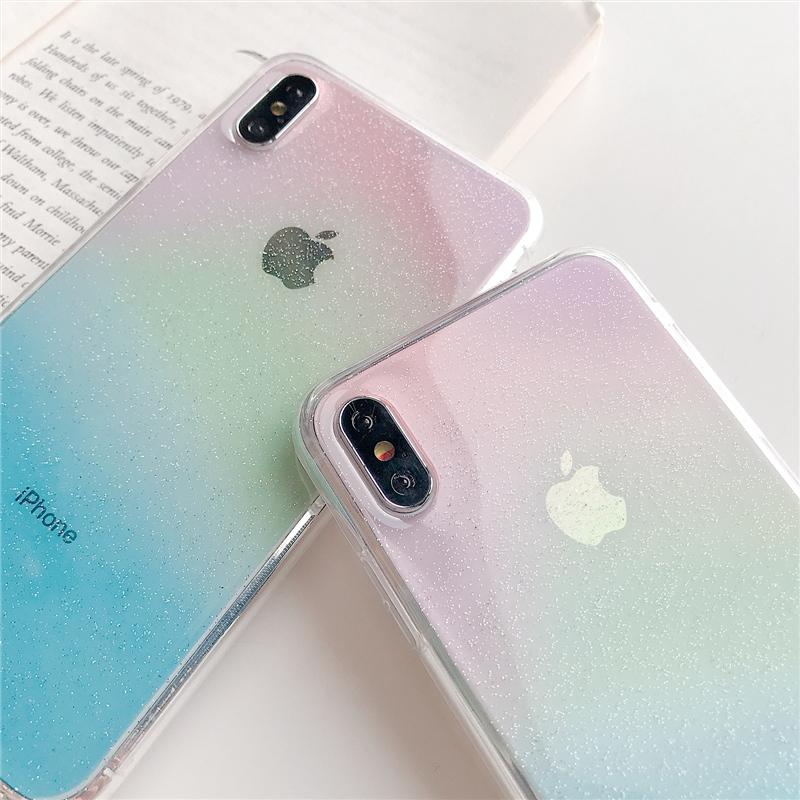 Rainbow Transparent iPhone Case